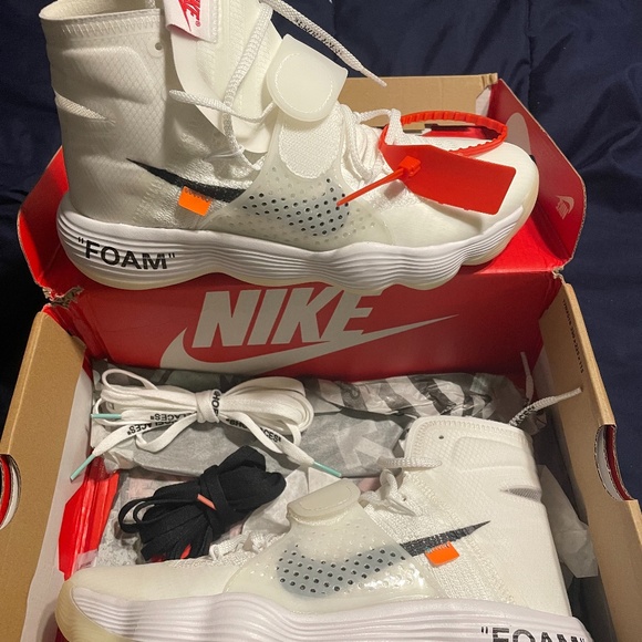 Basketball Shoes Nike Flyknit X Off White Nike React Hyperdunk